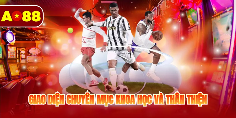 Giao diện chuyên mục khoa học và thân thiện